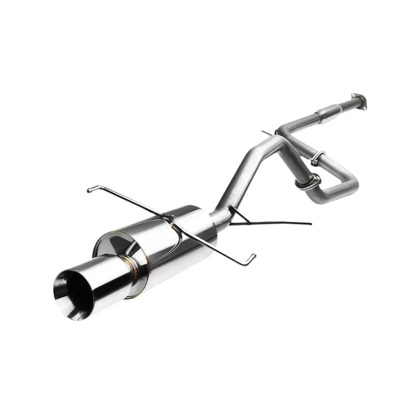 4" Roll Muffler Tip Exhaust Catback System For 00-03 Nissan Maxima A33 3.0L/3.5L-Performance-BuildFastCar