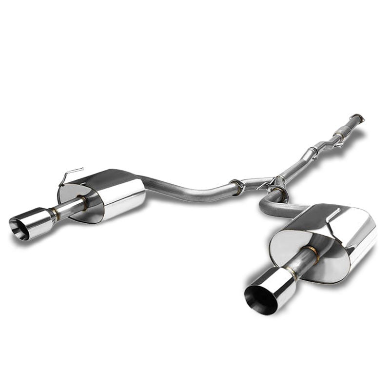 4&quot; Dual Roll Muffler Tip Exhaust Catback System For 09-14 Maxima A35 S/SV 3.5L-Performance-BuildFastCar