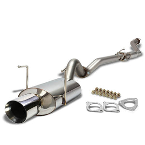 4" Roll Muffler Tip Exhaust OE Catback System For 02-05 Civic EP3 Si/SiR 2.0L-Performance-BuildFastCar