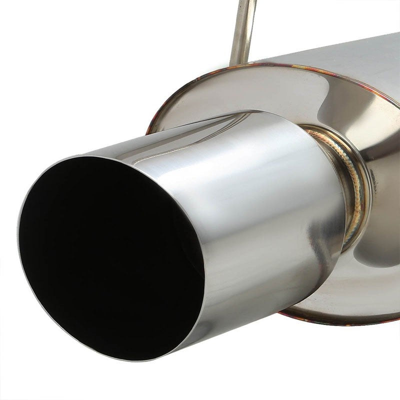 4" Muffler Tip Exhaust OE Catback System For 02-05 Civic EP3 Si/SiR 2.0L DOHC-Performance-BuildFastCar