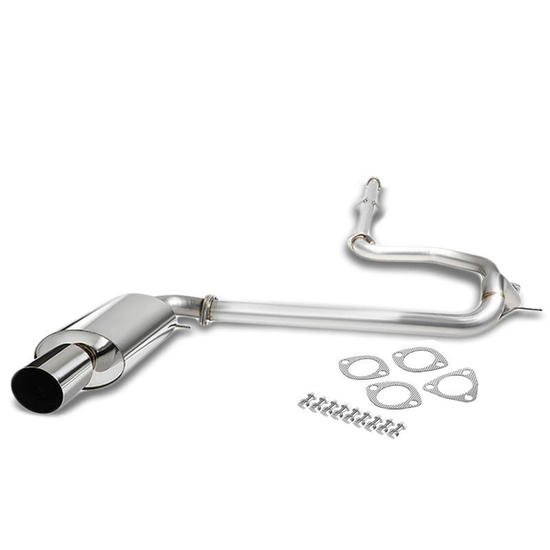 4" Muffler Tip Exhaust OE Catback System For 88-91 Civic ED3/ED4 Sedan 1.5L/1.6L-Performance-BuildFastCar
