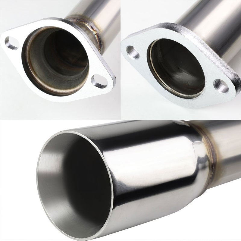 3" Double Wall Muffler Tip Exhaust Catback System For 16 Scion iM 2ZR-FAE E180-Performance-BuildFastCar