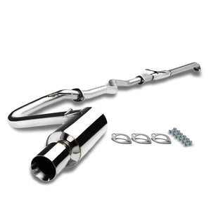 4" Roll Muffler Tip Exhaust Catback System For 05-10 Scion tC Coupe 2.4L DOHC-Performance-BuildFastCar