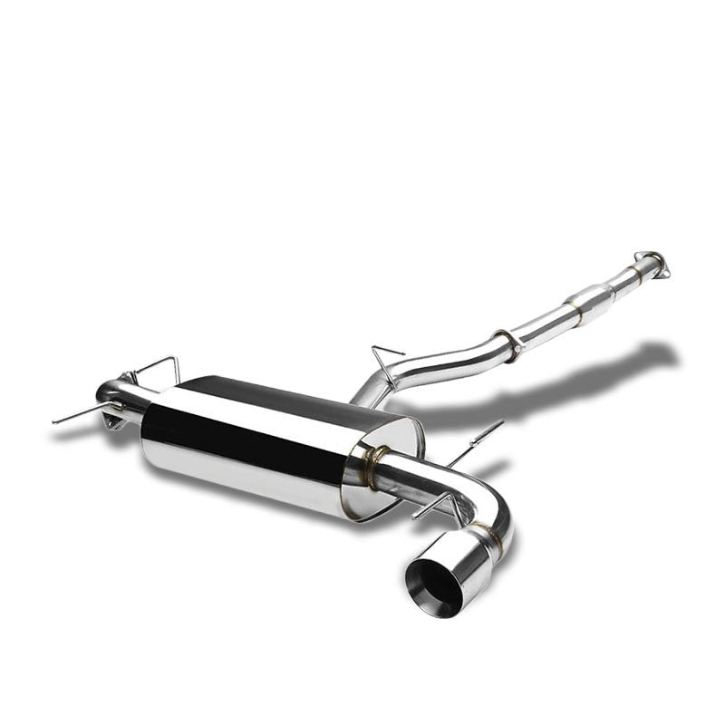 4&quot; Roll Muffler Tip Exhaust Catback System For 08-14 Subaru Impreza 2.5L H4 EJ25-Performance-BuildFastCar