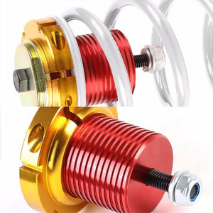 Front/Rear 1"-4" Adjust White Suspension Lowering Spring+Perch For 12-15 Civic-Suspension-BuildFastCar