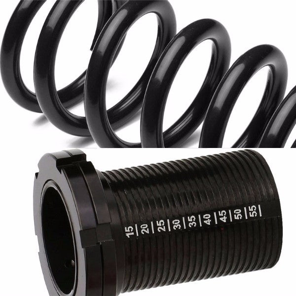 Front/Rear Scale Black Suspension Black Coilover Lowering Spring 1"-4" Drop For 88-00 Civic/Integra-Suspension-BuildFastCar