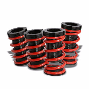 Front/Rear Scaled Black Coilover Red Lowering Spring For 93-97 Miata/MX-3 1.8L-Suspension-BuildFastCar