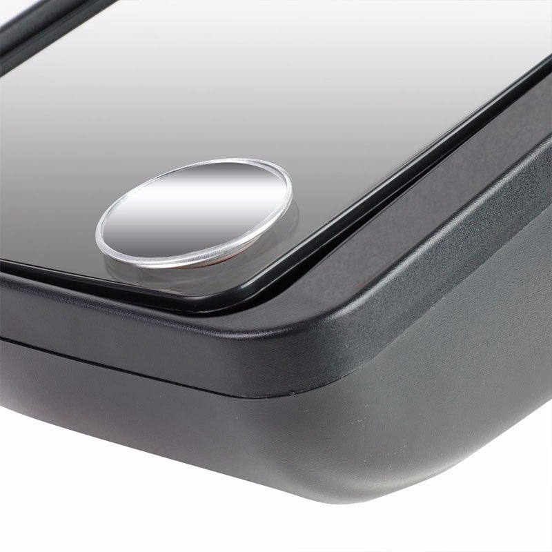 2x Circle Swivel Base Car/SUV Wide Angle Convex Back View Blind Spot Side Mirror-Exterior-BuildFastCar