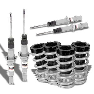 Silver Shock Struts+Scaled Sleeve Silver Lowering Coilover T44 For 96-00 Civic