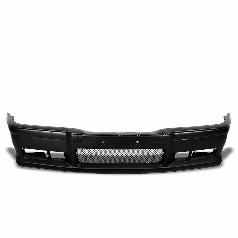 Unpainted ABS Plastic M3 Style Front Bumper Replacement Cover For BMW 92-99 E36 3-Series-Exterior-BuildFastCar