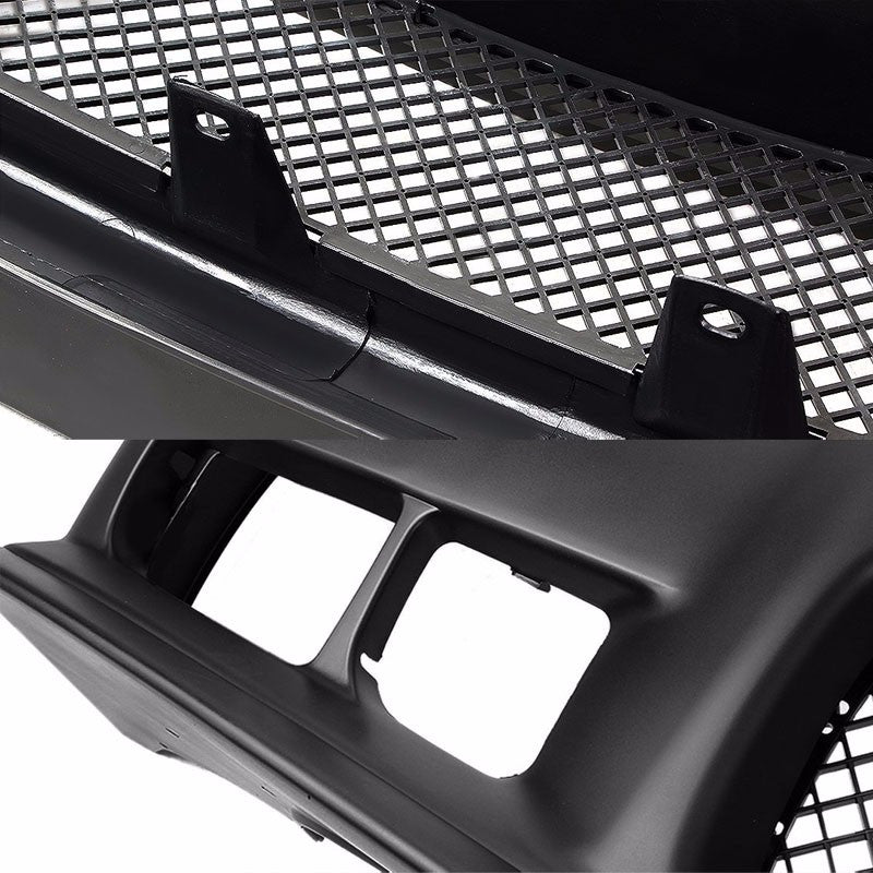 Unpainted ABS Plastic M3 Style Front Bumper Replacement Cover For BMW 92-99 E36 3-Series-Exterior-BuildFastCar