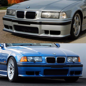 Unpainted ABS Plastic M3 Style Front Bumper Replacement Cover For BMW 92-99 E36 3-Series-Exterior-BuildFastCar