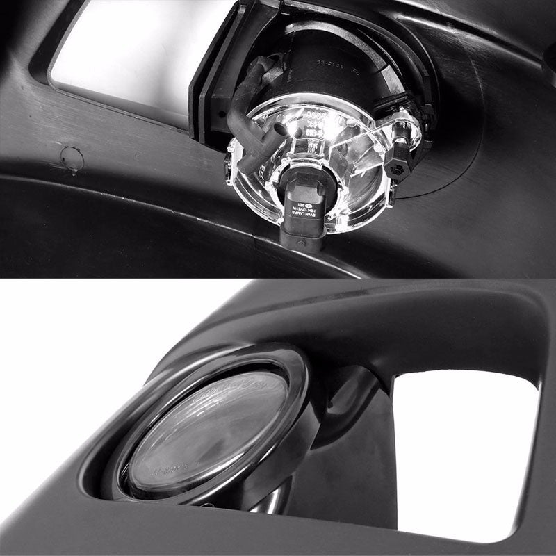 Unpainted ABS Plastic M3 Style Front Bumper Replacement Cover+Fog Light For 99-06 E36 3-Series-Exterior-BuildFastCar