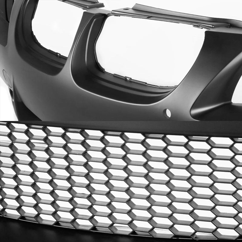 Unpainted ABS Plastic M3 Style Front Bumper Replacement Cover+Fog Light For BMW 09-11 E90 3-Series-Exterior-BuildFastCar