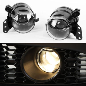 Unpainted ABS Plastic M3 Style Front Bumper Replacement Cover+Fog Light For BMW 09-11 E90 3-Series-Exterior-BuildFastCar