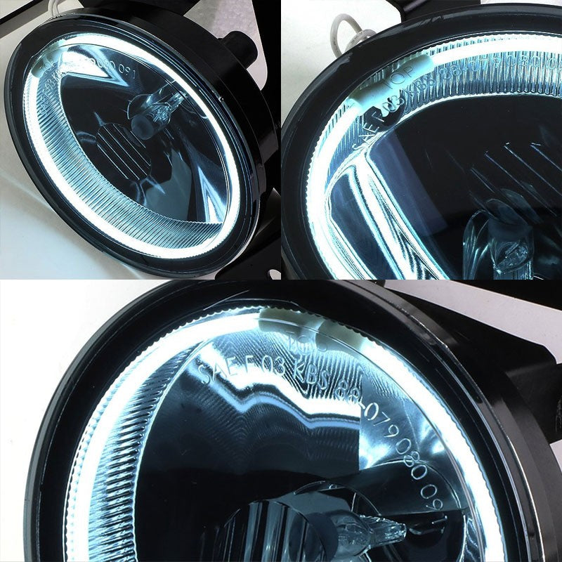 Smoke Lens Housing OE Halo CCFL Front Bumper Fog Light/Lamp For GMC 01-06 Yukon