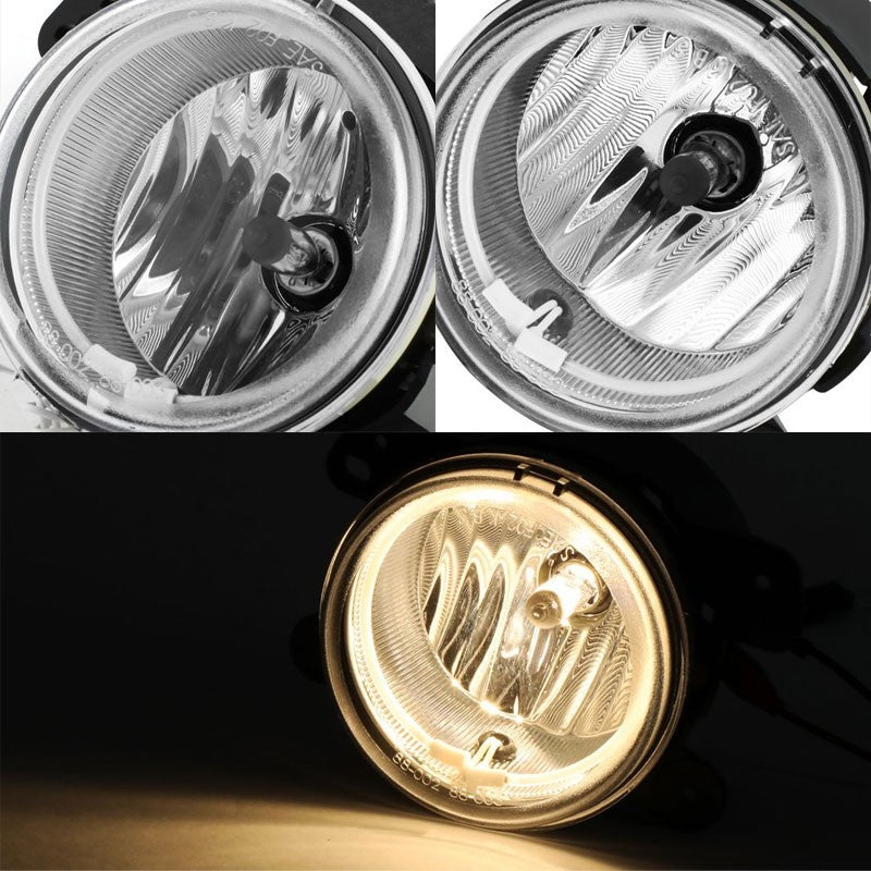 Clear Lens OE Bumper CCFL Halo Ring Fog Light Lamp For 05+ Chrysler/Dodge