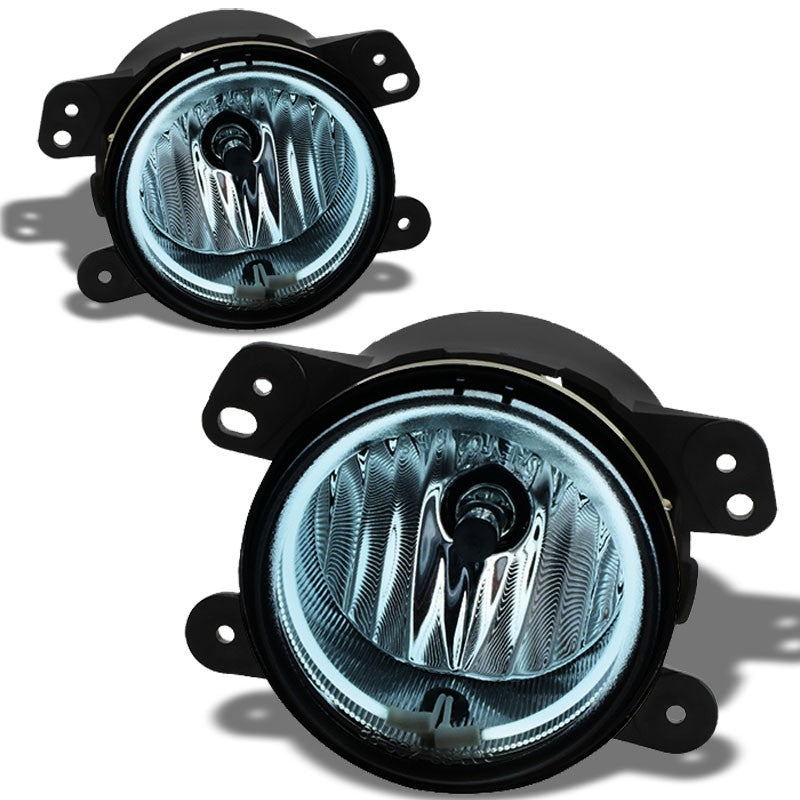 Smoke Halo Ring Fog Light Lamp 05-10 Chrysler 300 08-09 Dodge Caliber SRT-4 06 Dodge Charger SRT-8 BFC-FOLK-NS-CCFL-MULT3-C1D2SM