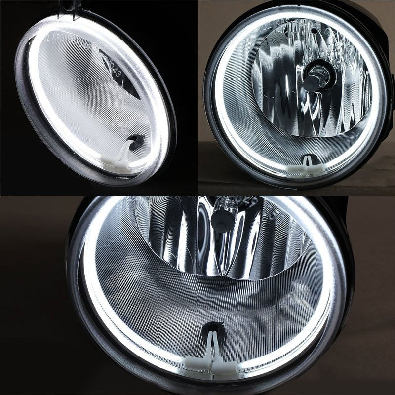 Clear Lens OE Bumper CCFL Ring Fog Light Lamp For 05+ Chrysler/Dodge/Jeep