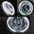 Clear Lens OE Bumper CCFL Ring Fog Light Lamp For 05+ Chrysler/Dodge/Jeep