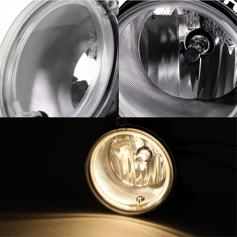 Clear Lens OE Bumper CCFL Ring Fog Light Lamp For 05+ Chrysler/Dodge/Jeep
