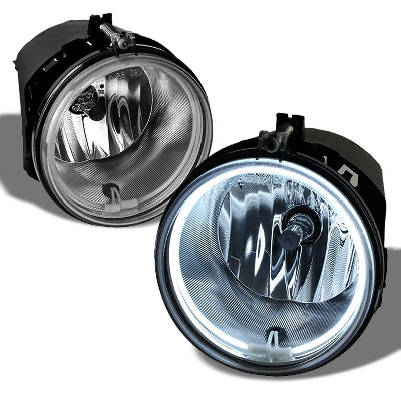 Clear Halo Ring Fog Light Lamp 300 Aspen Dakota Durango Commander Grand Cherokee Raider BFC-FOLK-NS-CCFL-MULT7-C2D2J2M1CH