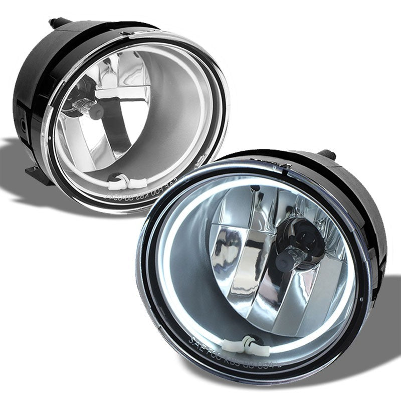 Clear OE Bumper Halo Ring Fog Light Lamp 08-15 Nissan Frontier Xterra BFC-FOLK-NS-CCFL-NIS08FRONTCH