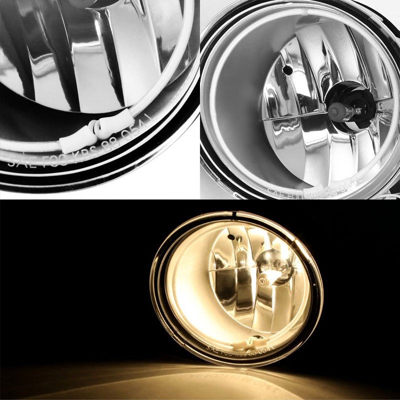 Clear OE Bumper Halo Ring Fog Light Lamp 08-15 Nissan Frontier Xterra BFC-FOLK-NS-CCFL-NIS08FRONTCH