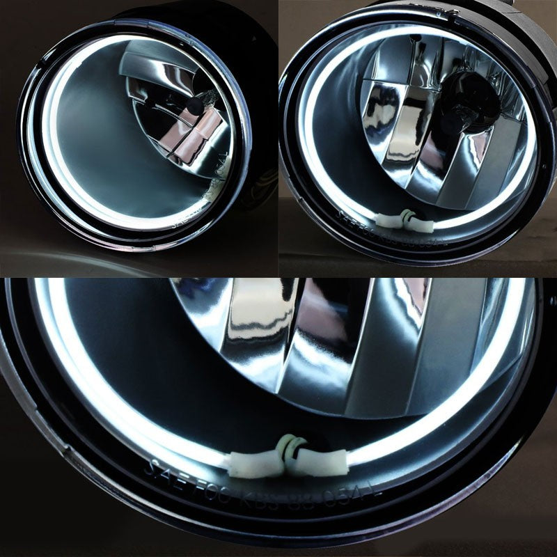Smoke OE Bumper Halo Ring Fog Light Lamp 08-15 Nissan Frontier Xterra BFC-FOLK-NS-CCFL-NIS08FRONTSM