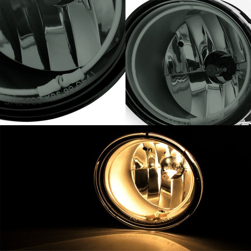 Smoke OE Bumper Halo Ring Fog Light Lamp 08-15 Nissan Frontier Xterra BFC-FOLK-NS-CCFL-NIS08FRONTSM