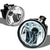 Clear Halo Ring Fog Light Lamp Dodge 01-04 Dakota 01-03 Durango BFC-FOLK-NS-CCFL-DOG01DURCH