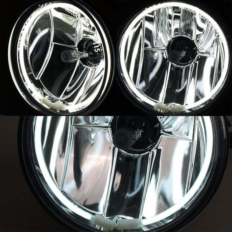 Smoke OE Bumper Halo Ring Fog Light Lamp +Bulb03-05 Dodge Neon 2.0L BFC-FOLK-NS-CCFL-DOG03NEONSM