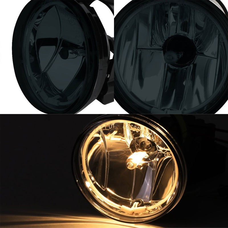Smoke OE Bumper Halo Ring Fog Light Lamp +Bulb03-05 Dodge Neon 2.0L BFC-FOLK-NS-CCFL-DOG03NEONSM