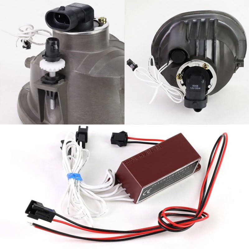 Clear OE CCFL Halo Ring Fog Light Lamp +BulbScion 05-10 tC ANT10 BFC-FOLK-NS-CCFL-SCI05TCCH