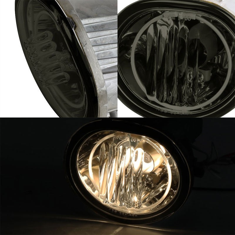 Smoke OE CCFL Halo Ring Fog Light Lamp +BulbScion 05-10 tC ANT10 BFC-FOLK-NS-CCFL-SCI05TCSM