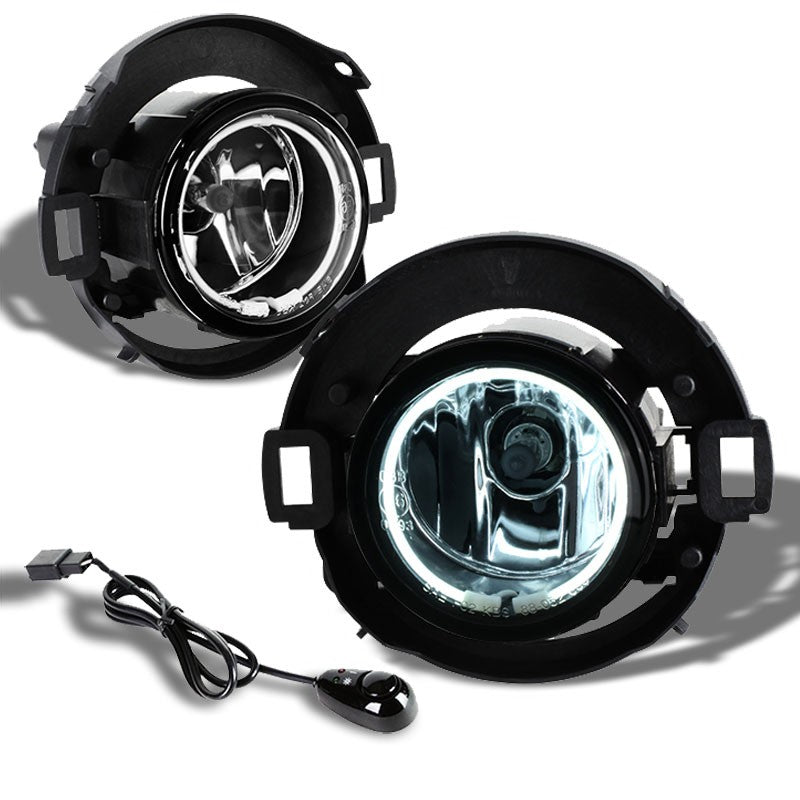 Clear Halo Ring Fog Light Lamp Nissan 08-15 Frontier 05-15 Xterra BFC-FOLK-SW-CCFL-NIS08FROCH