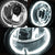 Clear Halo Ring Fog Light Lamp Nissan 08-15 Frontier 05-15 Xterra BFC-FOLK-SW-CCFL-NIS08FROCH