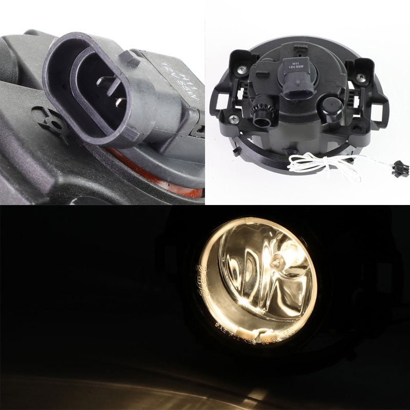 Clear Halo Ring Fog Light Lamp Nissan 08-15 Frontier 05-15 Xterra BFC-FOLK-SW-CCFL-NIS08FROCH