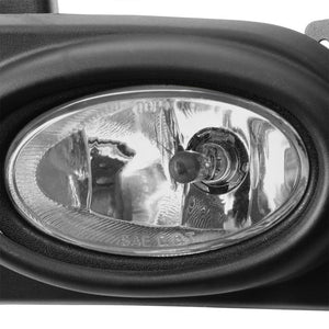 Clear Lens Housing Driving/Bumper Fog Light+Wiring For Honda 06-08 Civic Sedan-Exterior-BuildFastCar