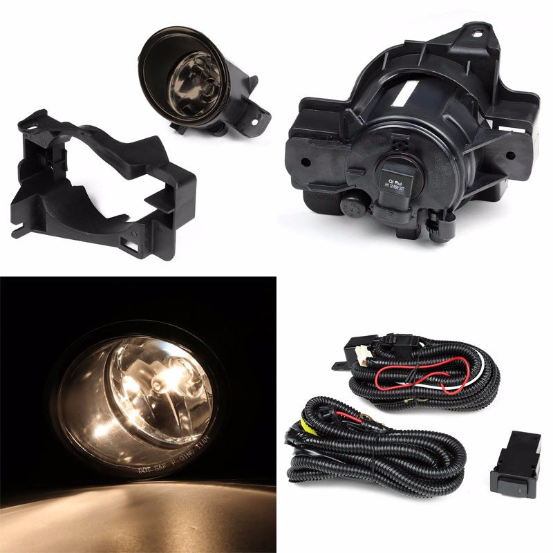 Smoke Lens Housing Driving/Bumper Fog Light For Nissan 08-10 Altima D32 Coupe