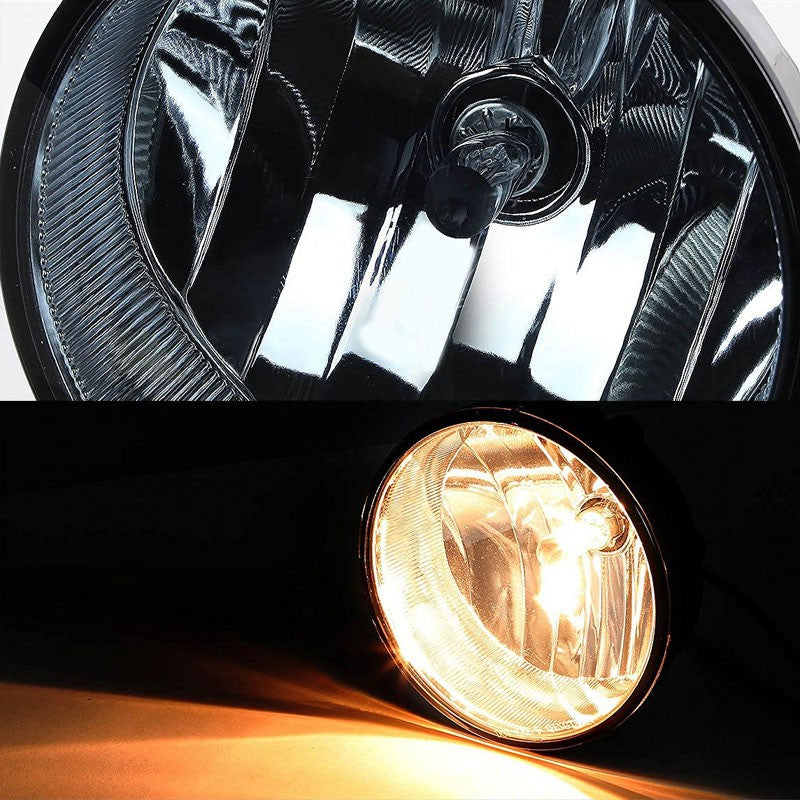 Smoke Lens Chrome Housing Bumper Fog Light/Lamp For Toyota 07-16 Sequoia/Tundra
