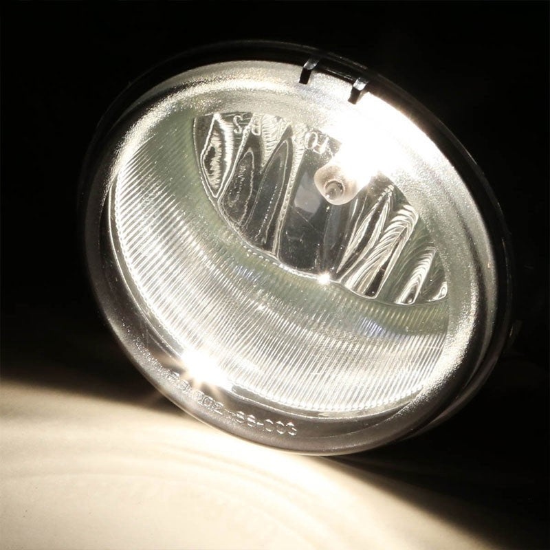 Smoke Lens OE Front Bumper Round Fog Light Lamp For 05+ Chrysler/Dodge