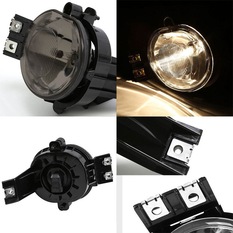 Smoke Lens Chrome Housing Front Fog Light/Lamp For Dodge 02-09 Ram 15/25/3500