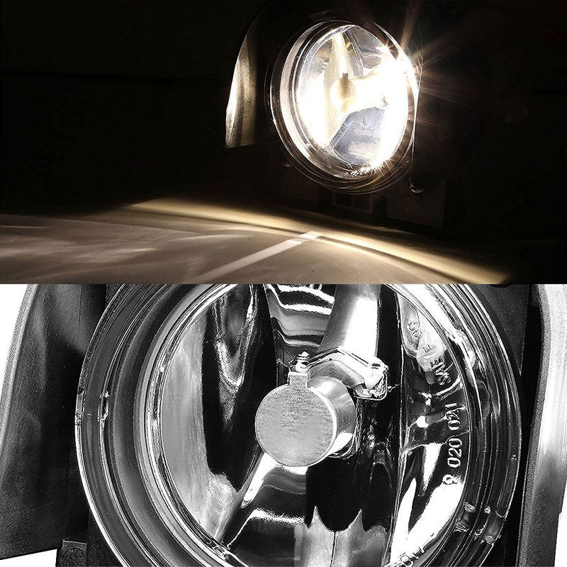Clear Chrome Bumper Fog Light/Lamp Ford 1999-2001 Explorer U150 BFC-FOLK-NS014CH