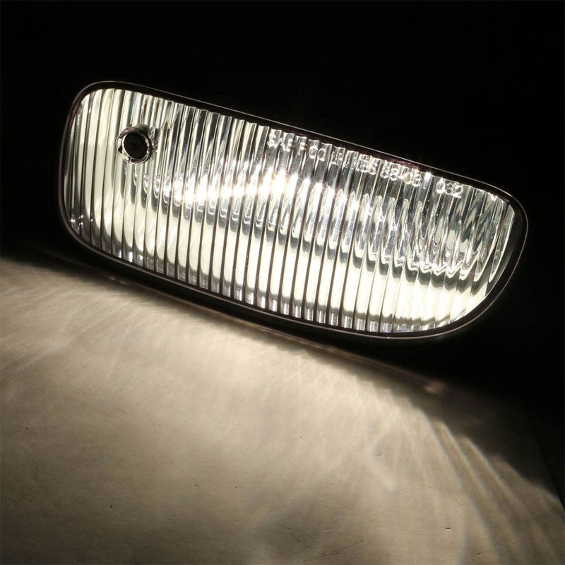 Smoke Lens OE Front Bumper Fog Light Lamp+Bulb For Jeep 99-04 Grand Cherokee WJ
