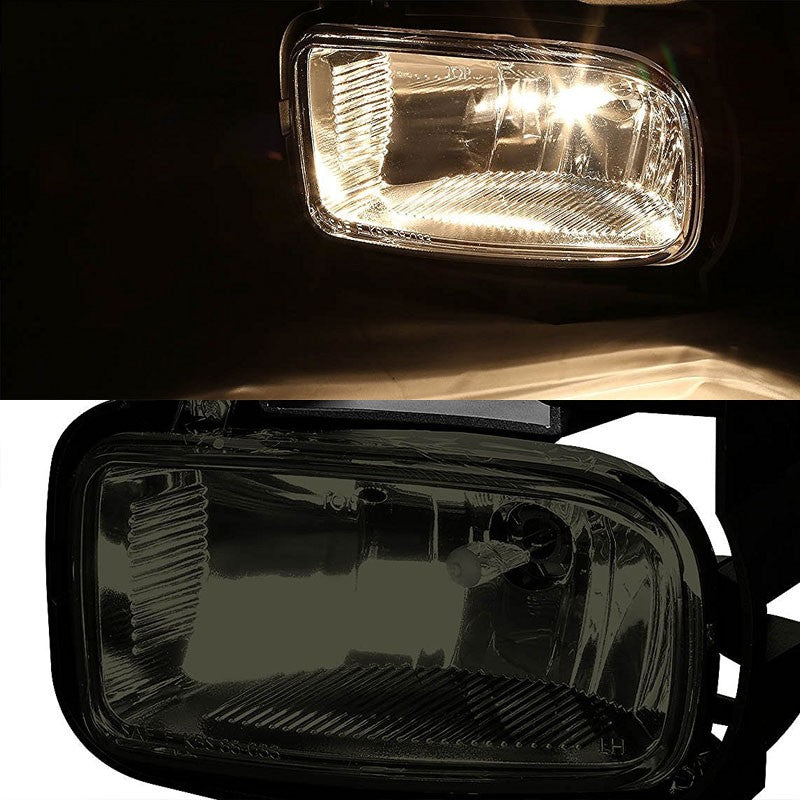 Smoke Lens Chrome Housing Front Bumper Fog Light/Lamp For Ford 01-04 Escape CD2