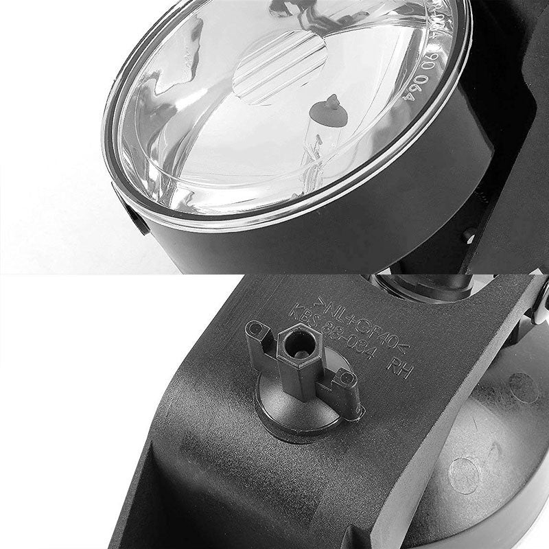 Clear Chrome Bumper Fog Light/Lamp Pontiac 1999-2005 Grand Am BFC-FOLK-NS019CH