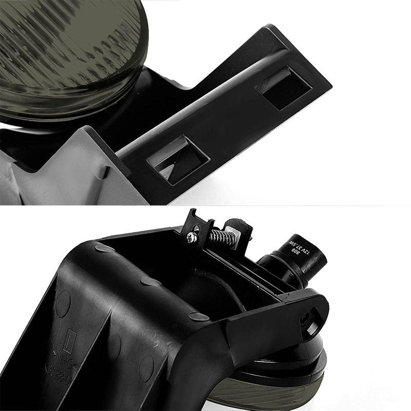 Smoke Lens Chrome Housing Front Fog Light/Lamp For Dodge 94-02 Ram 15/25/3500