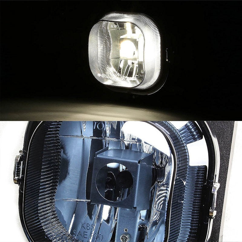 Smoke Lens Chrome Housing Fog Light/Lamp For Ford 99-04 F-250/F-350 Super Duty