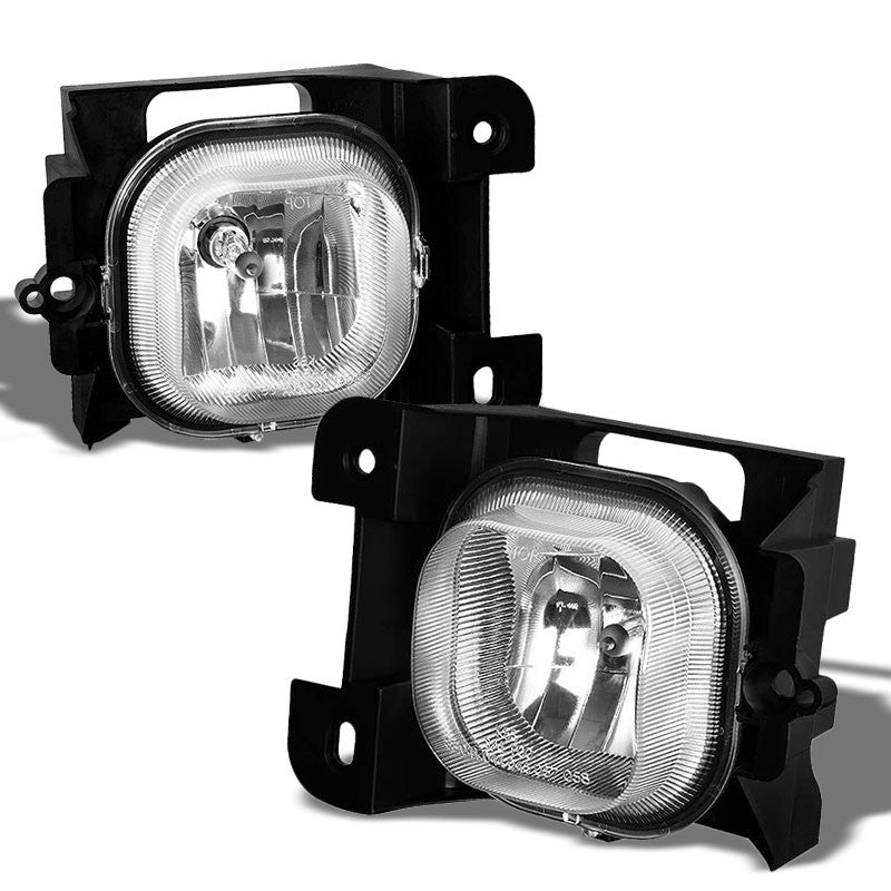 Clear Chrome Bumper Fog Light/Lamp Ford 2004-2005 Ranger BFC-FOLK-NS024CH